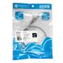 Imagem de Patch Cord UTP Cat5e 100% Cobre 0,5m Flexível Homologado Anatel - Cinza