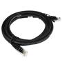 Imagem de Patch Cord UTP Cat6 Flexível 100% Cobre 2,5 Metros Homologado Anatel - Preto