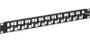 Imagem de Patch Panel ICC de 24 portas 1U Blank Keystone com montagem em rack de 19”