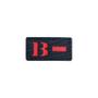 Imagem de PATCH TIPO SANGUINEO B - Warfare c/ tiras autocolantes 6cm X 3cm