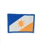 Patche Aplique Bordado Da Bandeira De Tocantins - Mundo Das Bandeiras Imagem de Patche Aplique Bordado Da Bandeira De Tocantins