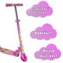 Imagem de Patinete DM Toys Rosa de Princesa + Fantasia Vestidinho Pink