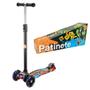 Imagem de Patinete Flash Radical 3 Rodas Infantil Luzes Dm Toys