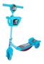 Imagem de Patinete Importway  Infantil 3 Rodas Com Cesta  Azul