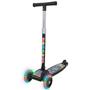 Imagem de Patinete infantil 3 rodas com luzes led dobrável e ajustável menino menina