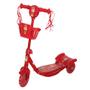 Imagem de Patinete Infantil 3 Rodas Vermelho Compacto com Cestinha