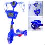 Imagem de Patinete Infantil Azul Radical Com Luzes E Som 99 Toys