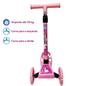 Imagem de Patinete Infantil Com 3 Rodas Dobrável Rosa