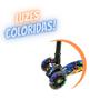 Imagem de Patinete infantil flash radical rodinhas com luzes coloridas e altura ajustavel 