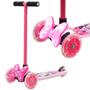 Imagem de Patinete Infantil Menina 03 Rodas Rosa Brinquedo Criança Disney Original  Zippy Toys