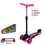 Imagem de Patinete Infantil Radical Power Brinquedo Pink Rosa