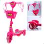 Imagem de Patinete Infantil Rosa Radical Com Luzes E Som 99 Toys