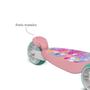 Imagem de Patinete Infantil Skatenet Kid Flower Rosa Bandeirante 1501