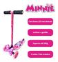 Imagem de Patinete Minnie Mouse 3 Rodas Com Luzes E Sons Menina Rosa