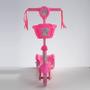 Imagem de Patinete musical infantil com 3 rodas e cestinha rosa