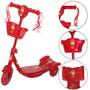 Imagem de Patinete Power Infantil Princesa  Vermelho Led Premium