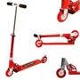 Imagem de Patinete Radical 40KG Dobrável 2Roda + Fantasia Kit Bombeiro