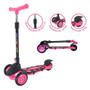 Patinete Radical Dobrável Power Rosa - Dm Toys Imagem de Patinete Radical Dobrável Power Rosa - Dm Toys