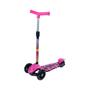 Imagem de Patinete Radical Power Pink Dobrável Ajustável 3 Rodas Infantil