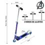 Imagem de Patinete Scooter Captain America Infantil Azul de Alumínio