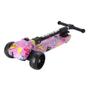 Imagem de Patinete Scooter Dobrável Led Grafite Rosa - Zoop Toys