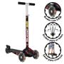 Patinete Skatenet Bandeirante Max Led Black Radical 3 Rodas Imagem de Patinete Skatenet Bandeirante Max Led Black Radical 3 Rodas