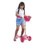 Imagem de Patinete Skatenet Disney Princesas Rosa Bandeirante