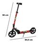 Imagem de Patinete Street Tenis Juvenil Radical Dobravel Altura Ajustavel Até 80kg Dm Toys DMR6849