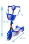 Imagem de Patinete Trinet Com Luz e Som Com 3 Rodas Otima Qualidade Azul