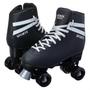 Imagem de Patins 4 rodas ajustavel preto radical 35/38 cadarço fenix