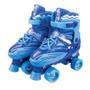 Imagem de Patins 4 Rodas Azul Ajustável M 34-37 - Fenix