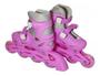 Imagem de Patins 4 Rodas Inline Rosa Tam G BW018RG Importway