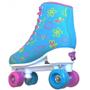 Imagem de Patins 4 Rodas Quad Infantil Adulto Clássico Azul E Rosa Roller Skate Ajustável Fênix Brinquedos Criança