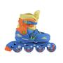 Imagem de Patins Ajustável Inline Azul e Verde 30 ao 33 PS-01LA Fênix - Fenix Brinquedos