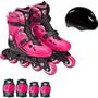 Imagem de Patins Barbie Ajustável G2 37 à 40 c/ Acessório de Segurança