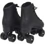 Imagem de Patins Clássico Tradicional Quad 4 Rodas Roller de Rua Infantil Preto Importway BW-020-PT