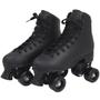 Imagem de Patins Clássico Tradicional Quad 4 Rodas Roller de Rua Infantil Preto Importway BW-020-PT