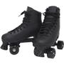 Imagem de Patins Clássico Tradicional Quad 4 Rodas Roller de Rua Infantil Preto Tamanho 28 Importway BW-020-PT