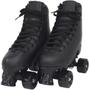 Imagem de Patins Clássico Tradicional Quad 4 Rodas Roller de Rua Infantil Preto Tamanho 31 Importway BW-020-PT