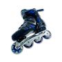 Imagem de Patins de 4 rodas azul com capacete - 35 ao 38