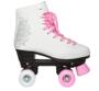 Imagem de Patins Feminino 4 Rodas Roller Retrô Tamanho 38 Classico Branco (DMR5167-R38)