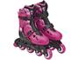 Imagem de Patins In Line Infantil Barbie Fun Rosa e Preto