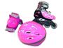 Imagem de Patins in Line Infantil Tamanho 38-41 Bel Fix Rosa