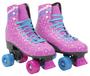 Imagem de Patins Infantil 4 Rodas Feminino quad Roller e Skate Rosa 35-36
