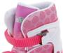 Imagem de Patins Infantil 4 Rodas IN LINE com Kit Proteção Tamanho 32-35 ROSA Brink com capacete luvas joelheiras e cotoveleiras