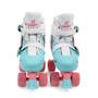 Imagem de Patins Infantil Ajustável Azul e Branco 34 ao 37 - PK-04 AB