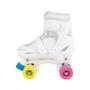 Imagem de Patins Infantil Ajustavel Branco Colors 30-33 Mor