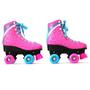 Imagem de Patins Infantil Feminino 4 Rodas Roller 34 Ao 40 Luna Rosa MC84280 Rosa