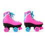 Imagem de Patins Infantil Feminino 4 Rodas Roller 34 Ao 40 Luna Rosa MC84280 Rosa