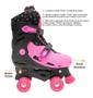 Imagem de Patins Infantil Menina Rosa Roller 4 Rodas Ajustável